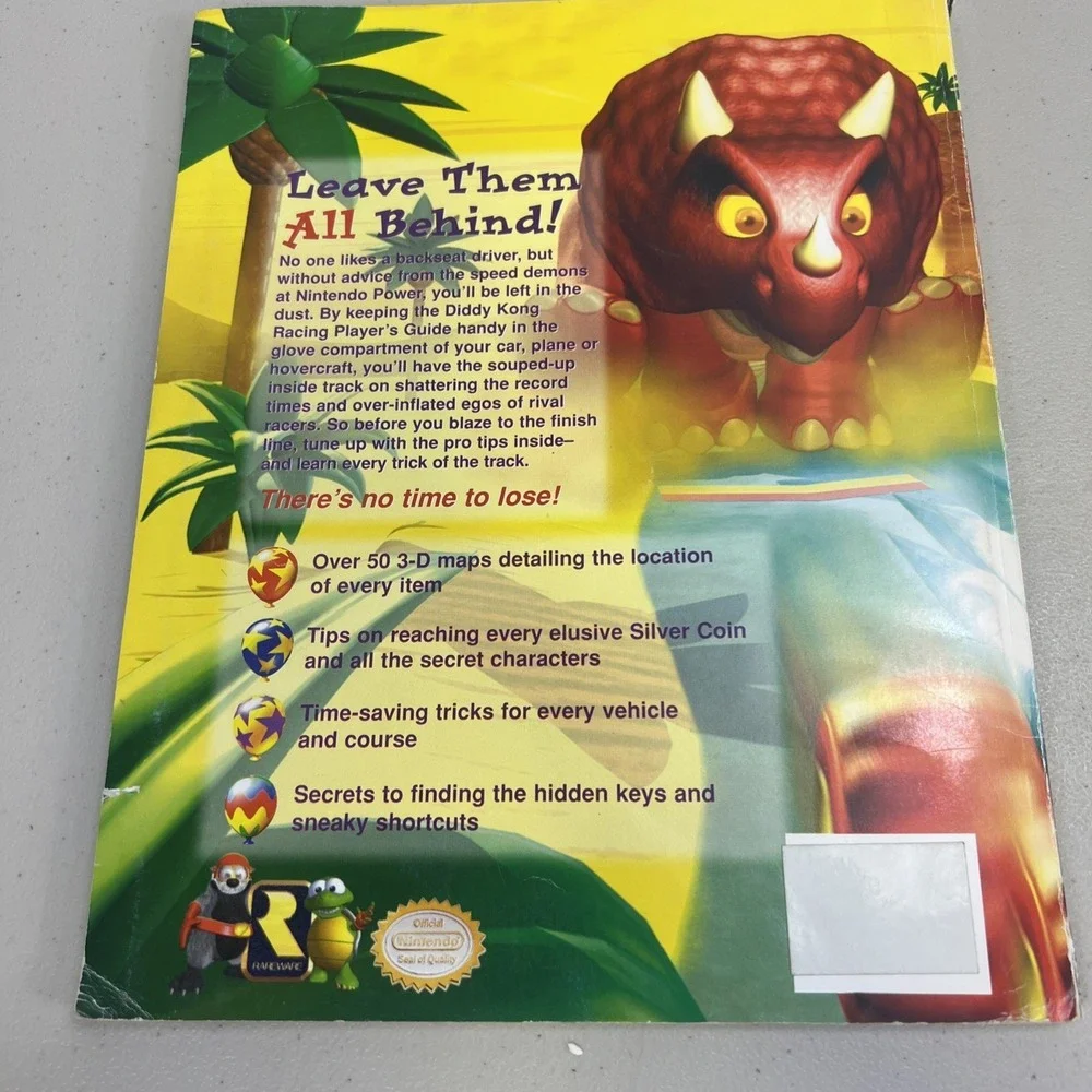 Diddy Kong Racing Official Nintendo Player's Guide for Nintendo 64 N64 DK